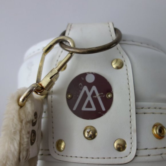 Super Cute Pink White and Blue Golf Bag with Makeup Purse Side Pouch - Picture 13 of 16